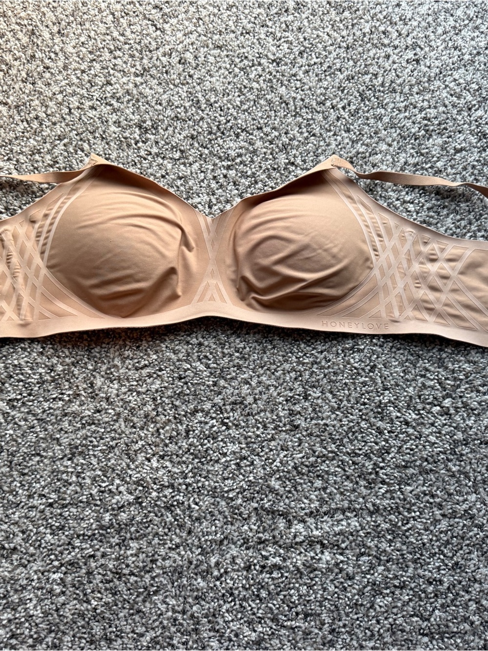 Honeylove Strapless Seamless Bra in Beige
